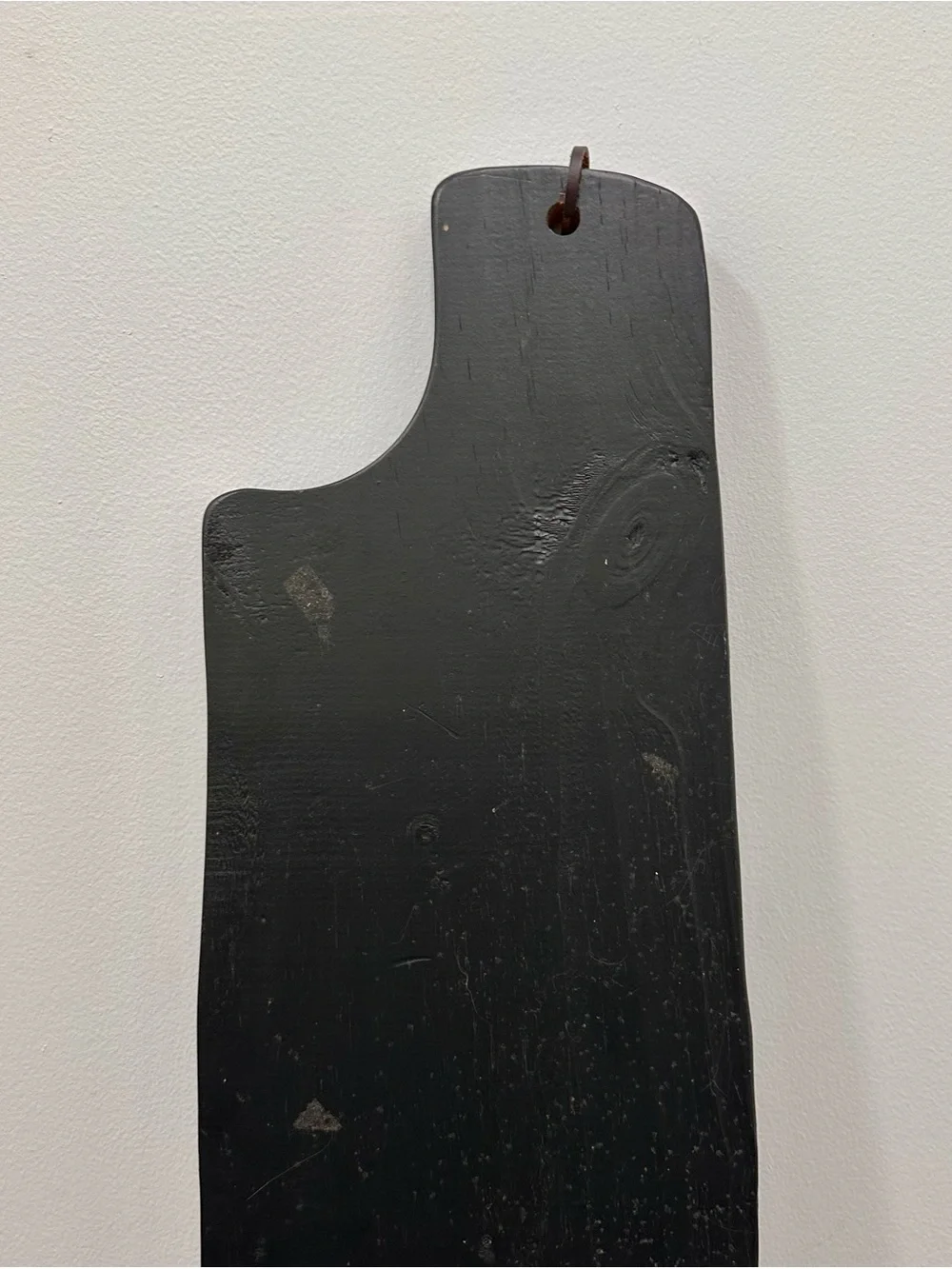 Black Decorative Wooden Wall Plank 29.5” Long 7.75” Wide .75” Thick Home Accent